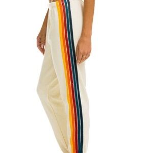 White Aviator Nation Sweatpants